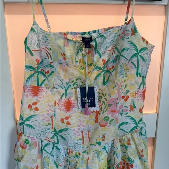 Roller Rabbit X Target Vacation Drop Waist Women’s Dress XL NWT - Picture 6 of 7